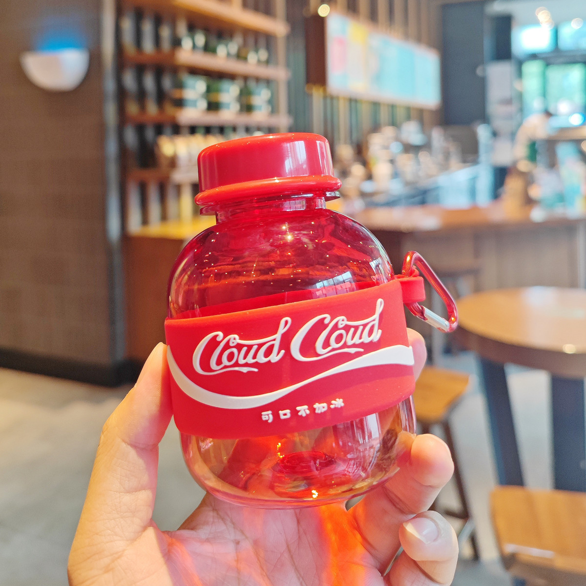 Mini cola water cup, creative and highly attractive appearance level, couple's casual cup, small capacity, portable and cute plastic small cup Application Scenario