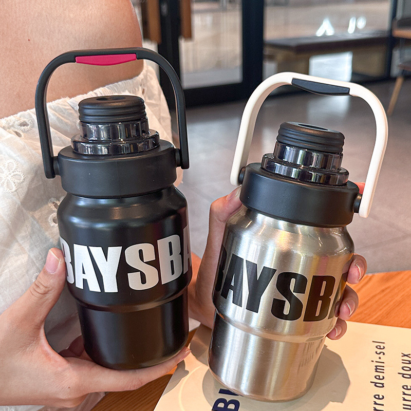 Outdoor sports travel kettle, 316 stainless steel insulated cup, portable large-capacity water cup, creative cycling casual cup full figure