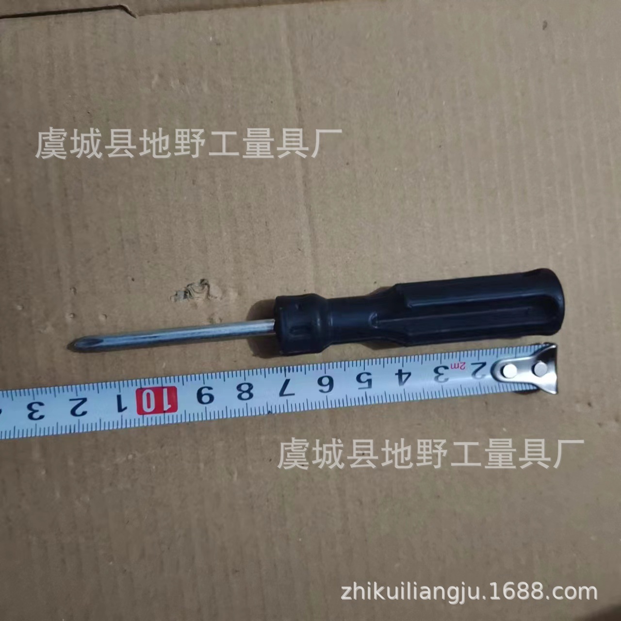 Radish head screwdriver tools, cross radish head single-head screwdriver, mini screwdriver, grenade handle, small screwdriver Specification drawing
