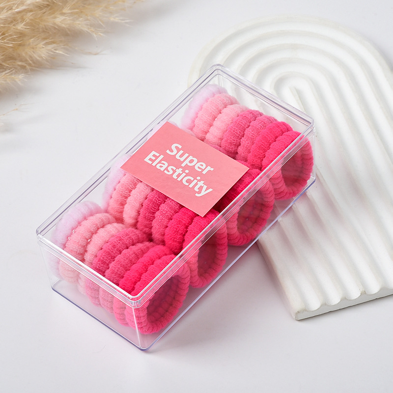 Fashionable Korean-style cute little bear high-stretch hair tie that won't hurt children's hair, tied in a ponytail without leaving any marks, high-end hair band Application Scenario