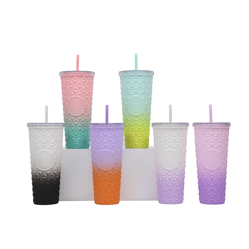2025 Cross-border new products, direct supply from manufacturers, best-selling plastic cups, creative durian straw cups, and Starbar water cups Application Scenario