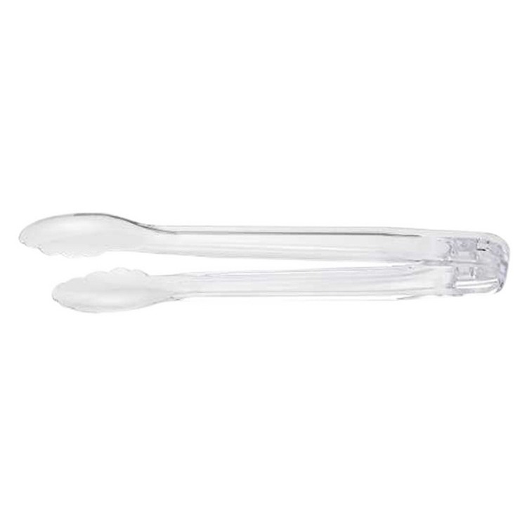 Thickened acrylic food tongs, PC hot pot tongs, baked bread tongs, plastic cake tongs, pastry tongs, food tongs Item Picture
