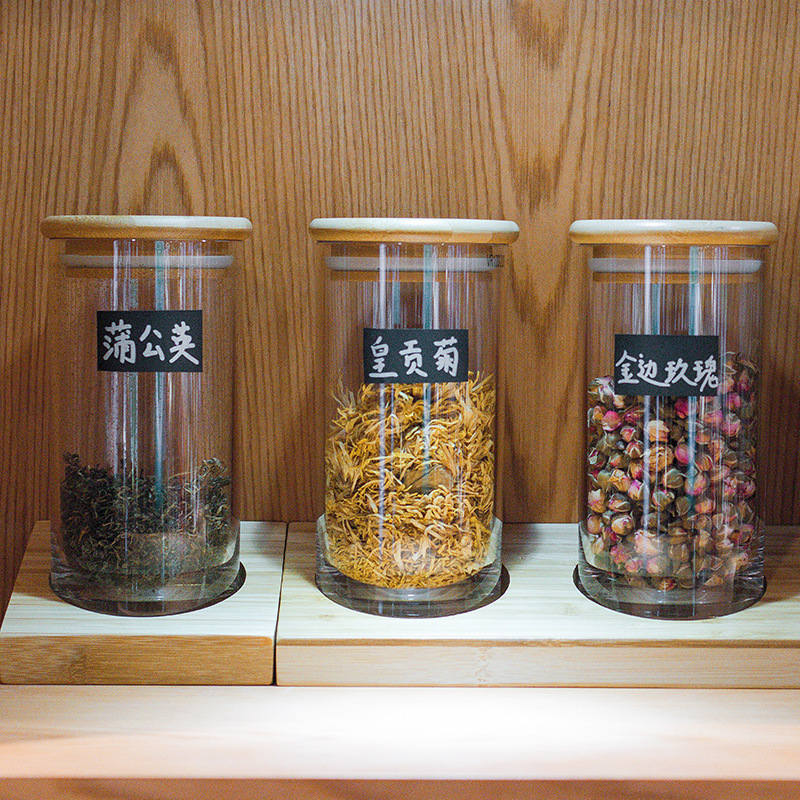 Coffee bean sealed cans, flower tea storage cans, grain and dry goods storage cans, food-grade PC transparent plastic cans in stock full figure