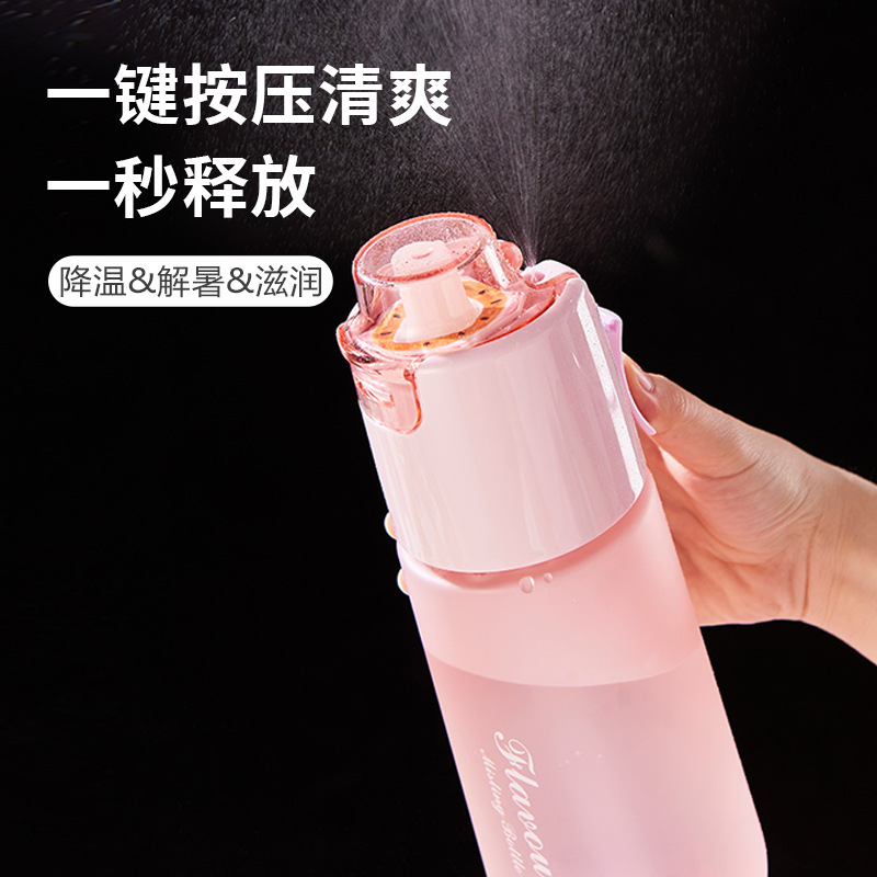 The 2025 new Playful Cup with spray function and fragrance ring is a popular drinking water gadget, a dual-color fragrance spray cup Application Scenario