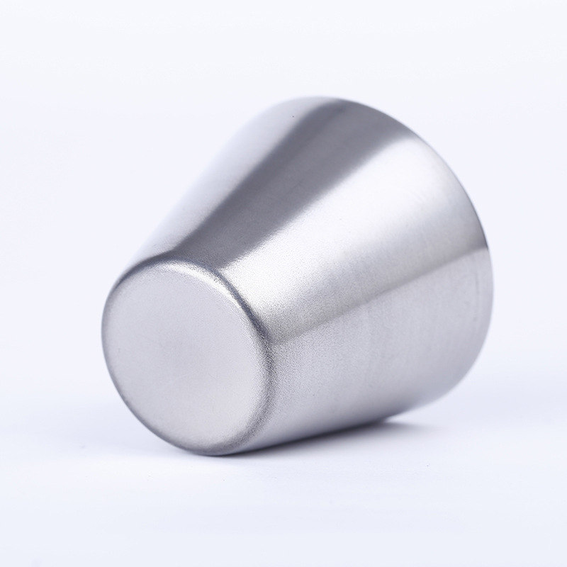 Wholesale of cross-border direct supply stainless steel liquor cups, portable cups, stainless steel wine glasses and mini beer glasses Specification drawing