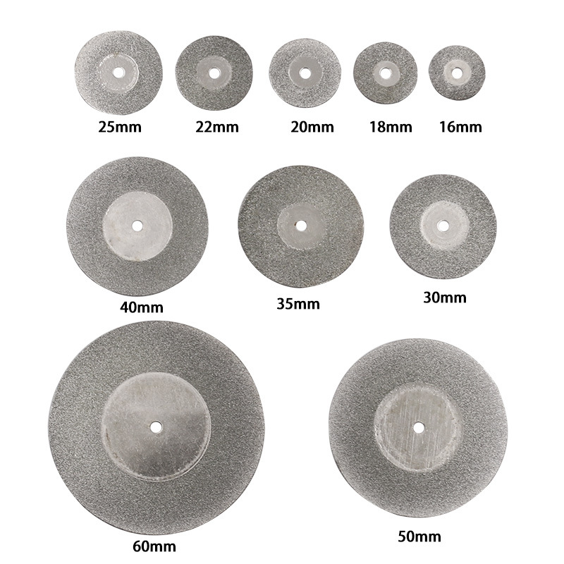 16-60mm diamond cutting discs, seam sealing and cleaning, glass and jade cutting teeth grinding discs, diamond cutting saw blades Specification drawing