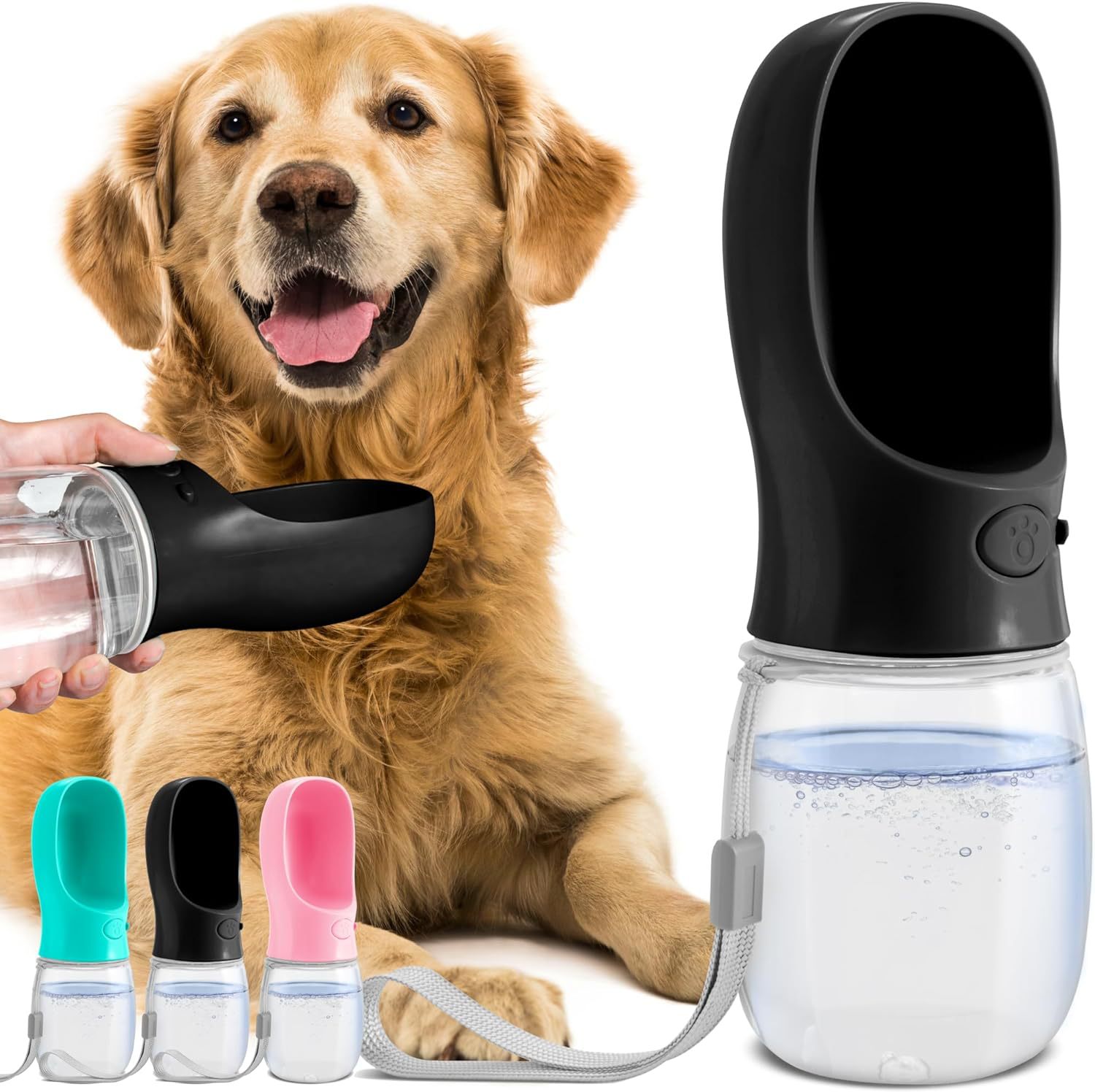 Cross-border pet travel cups, outdoor water cups, portable outdoor travel water bottles, dog water dispensers, cat water bottles Item Picture