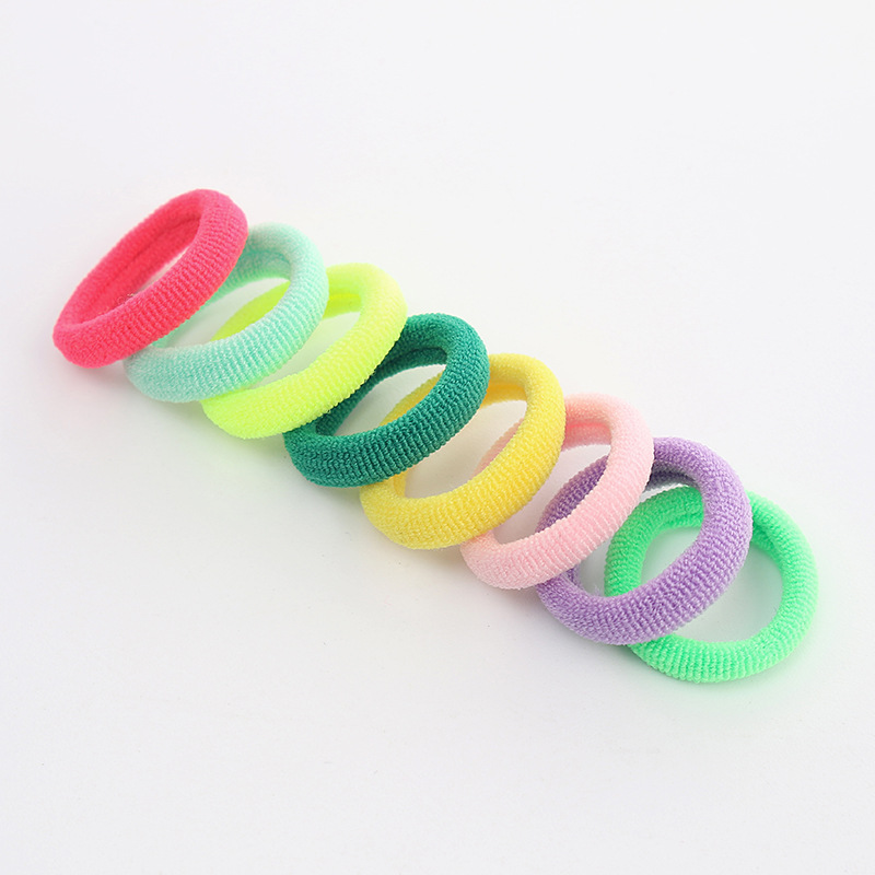 Children's rubber bands, baby hair ties, small rubber bands, towel ties, no damage to hair, good elasticity, little girls' hair ties Application Scenario