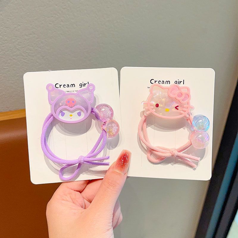 Children's Kulomi hair ties, baby braids, hair bands, girls' hair ties, high-elasticity and durable girls' hair ties Item Picture