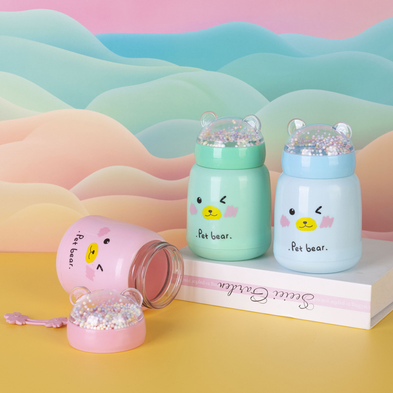logo printed cups, cute female student glass cups, baby cups, celebration store opening advertising gift water cups full figure