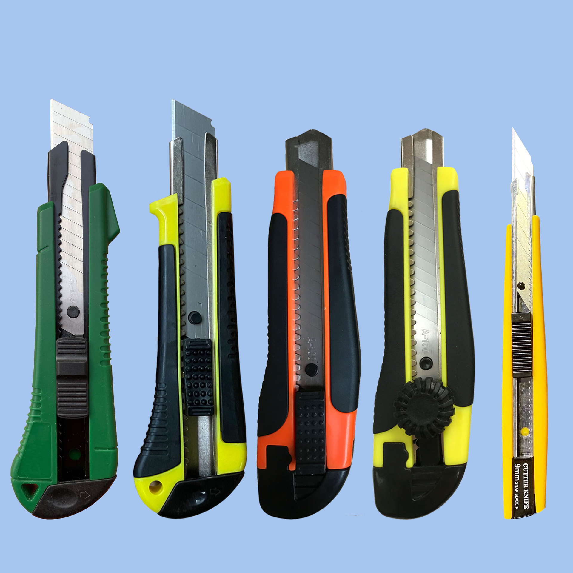 Wholesale 18mm large utility knife holder, 286 wallpaper knife holder, paper cutter, aluminum alloy, 9mm stainless steel full figure