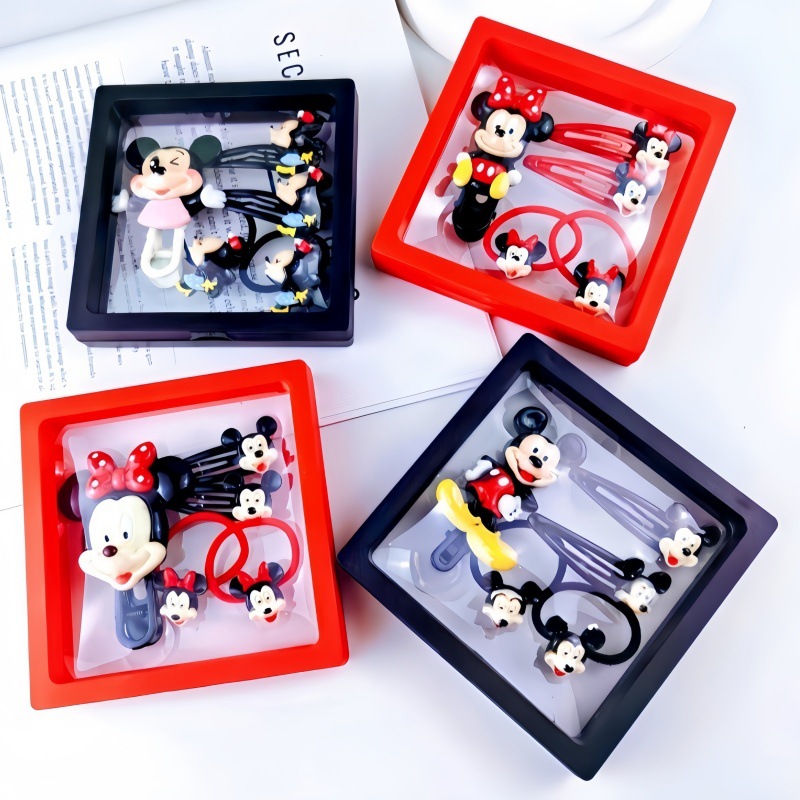 Dopamine-colored hair clips for children, cute candy bean edge clips for girls' bangs, small hair clips for girls' hair clips and hair accessories full figure