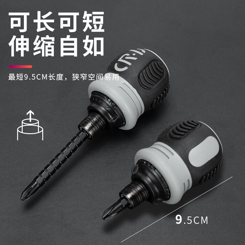 In stock: 13-in-one ratchet screwdriver set, radish head dual-purpose screwdriver with 12 types of bits to meet daily needs Application Scenario