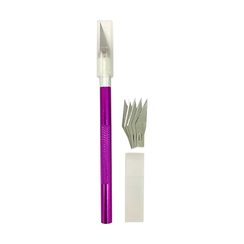 Wholesale metal aluminum alloy engraving knife sets, handcrafted paper-cutting creation utility knives, mobile phone film application cutting and engraving knives undefined
