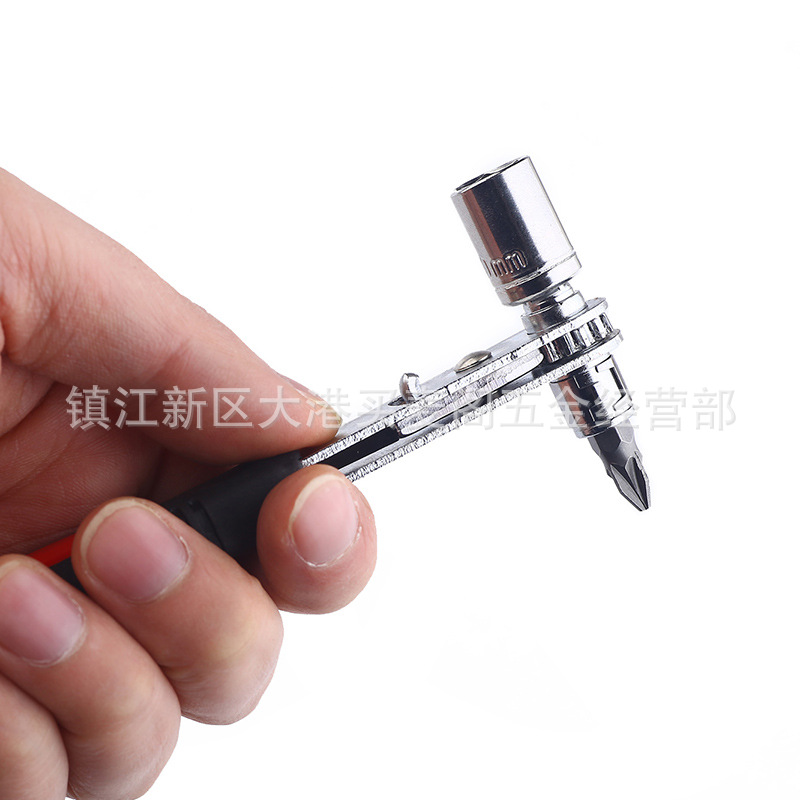 Ratchet semi-automatic screwdriver, 6.35mm quick socket wrench, 1/4 screwdriver details Picture