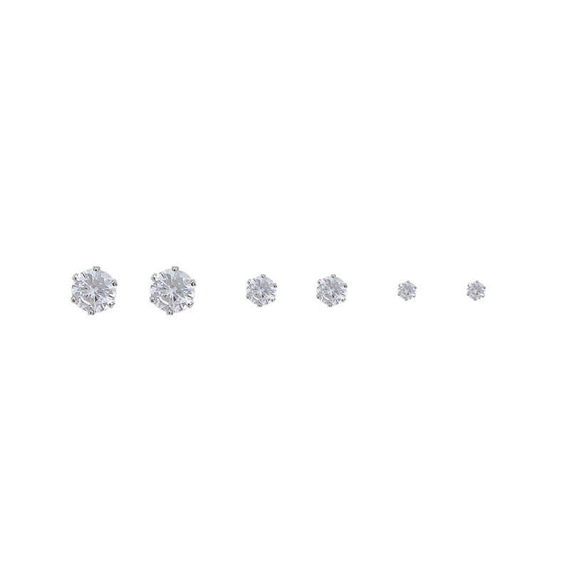 s925 Silver Needle Ear Care Set, Stud earrings, ins trendy and niche design sense, Super Sparkling Zircon earrings, versatile earrings for Internet celebrities Item Picture