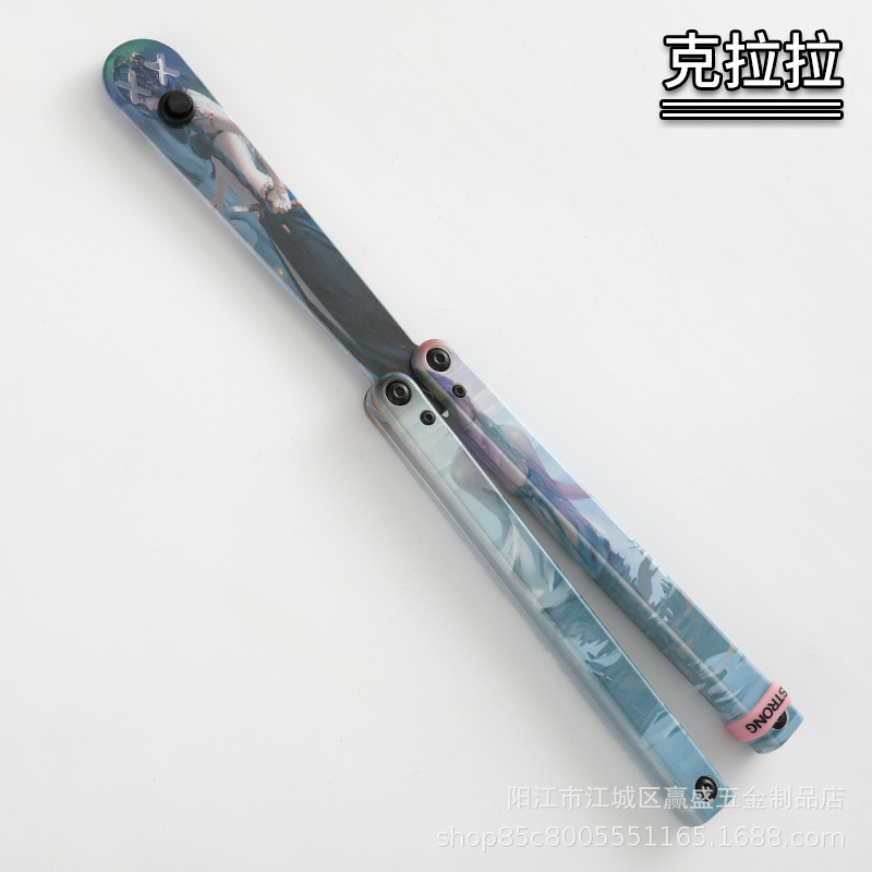 Factory direct sales, Yapi Workshop, butterfly knife, swing knife, fancy plastic knife, training folding knife, squid safe, no sharp edge undefined