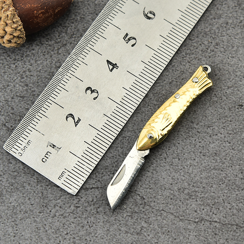 Factory direct sales of mini pocket knives, keychains, folding knives, brass knives, portable knives, and express delivery knives Application Scenario
