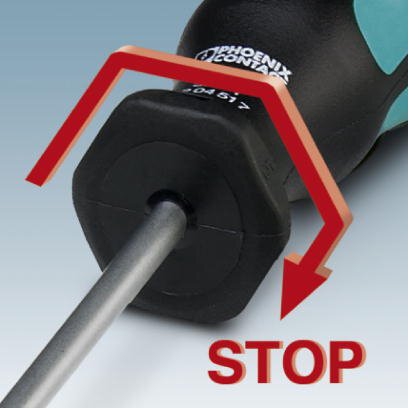 Original Phoenix flat-head screwdriver in stock - SZS 0, 5x3,0 VDE-1207404 Specification drawing