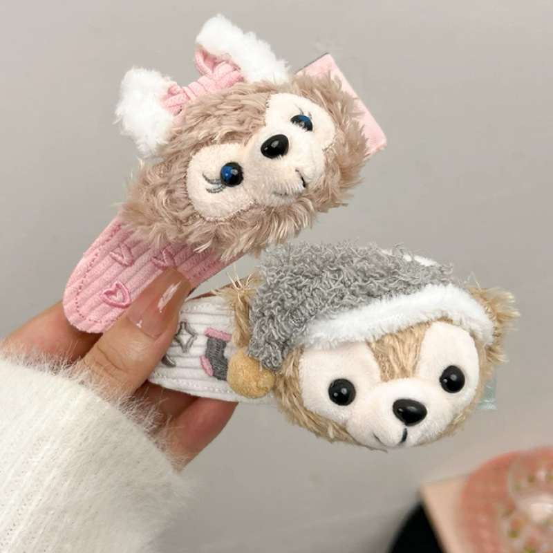 Lazy Shirley, Mei Da Fei, bear hair clip, plush and cute cartoon doll, hair accessory, one-piece clip, Korean-style girlish heart full figure