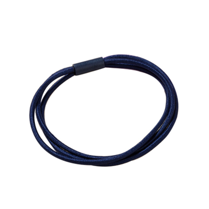 Korean three-in-one hair tie, fresh and clean hair tie, high-elasticity rubber band hair band, simple adult ponytail hair accessory Item Picture
