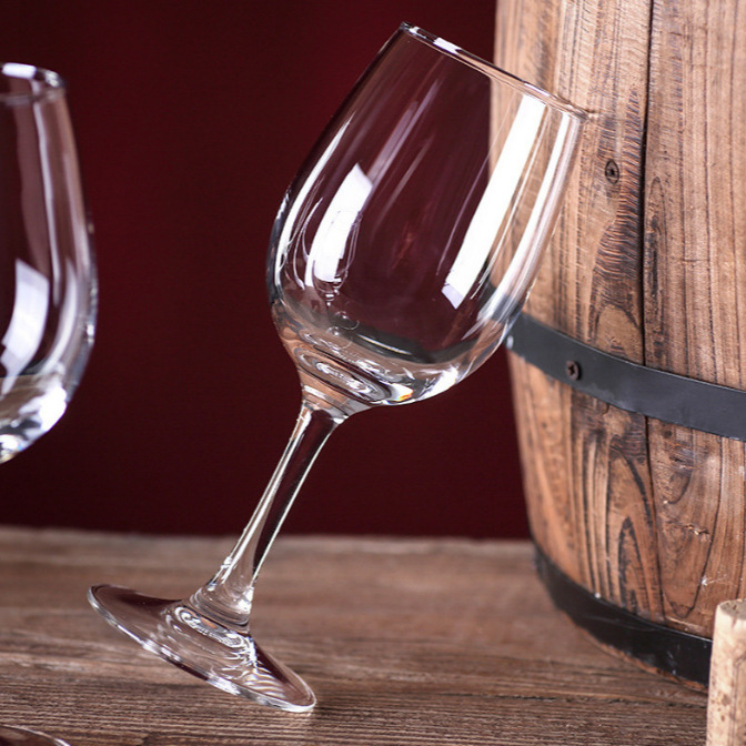 Lemeiya one-piece molded tall glass, red wine glass, champagne glass, Bray series tempered red wine glass Specification drawing