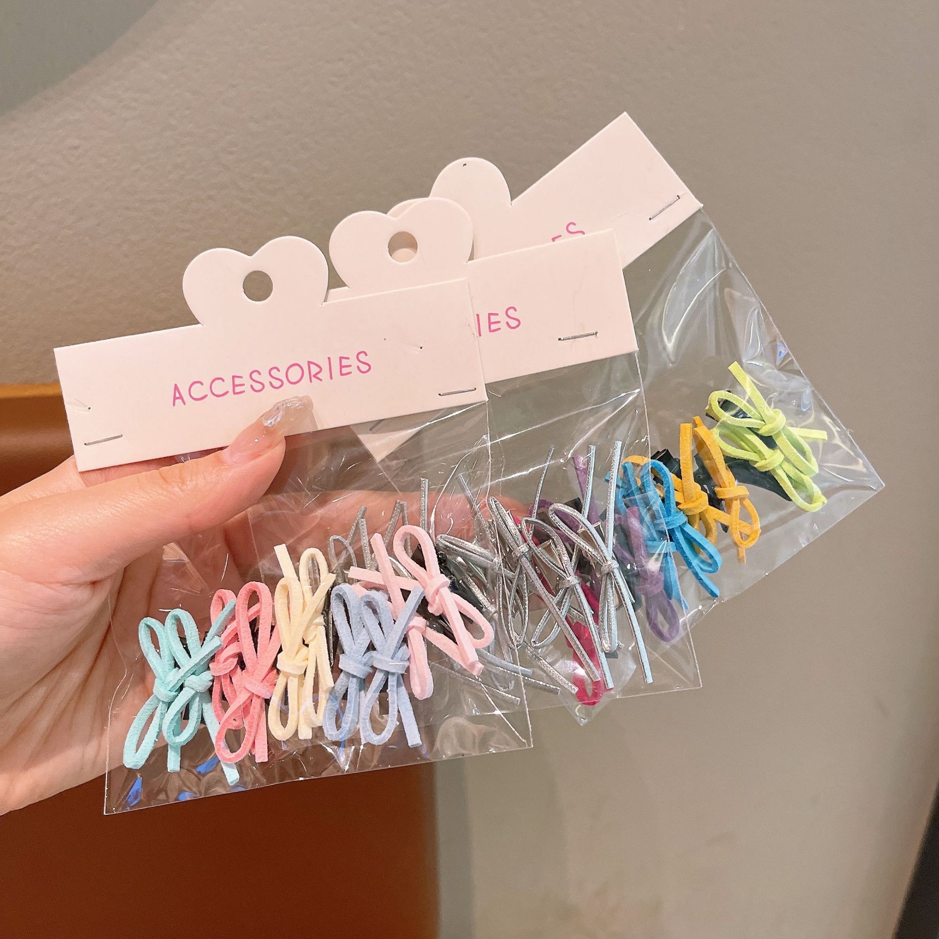 New children's colorful dopamine bow hair clips, little girl hair clips, super versatile and cute clip hair accessories full figure