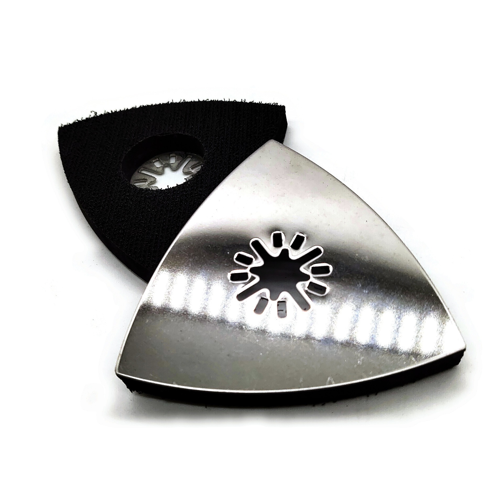 The Wan Yong Bao triangular sand pad is a multi-functional tool accessory for grinding tools Item Picture