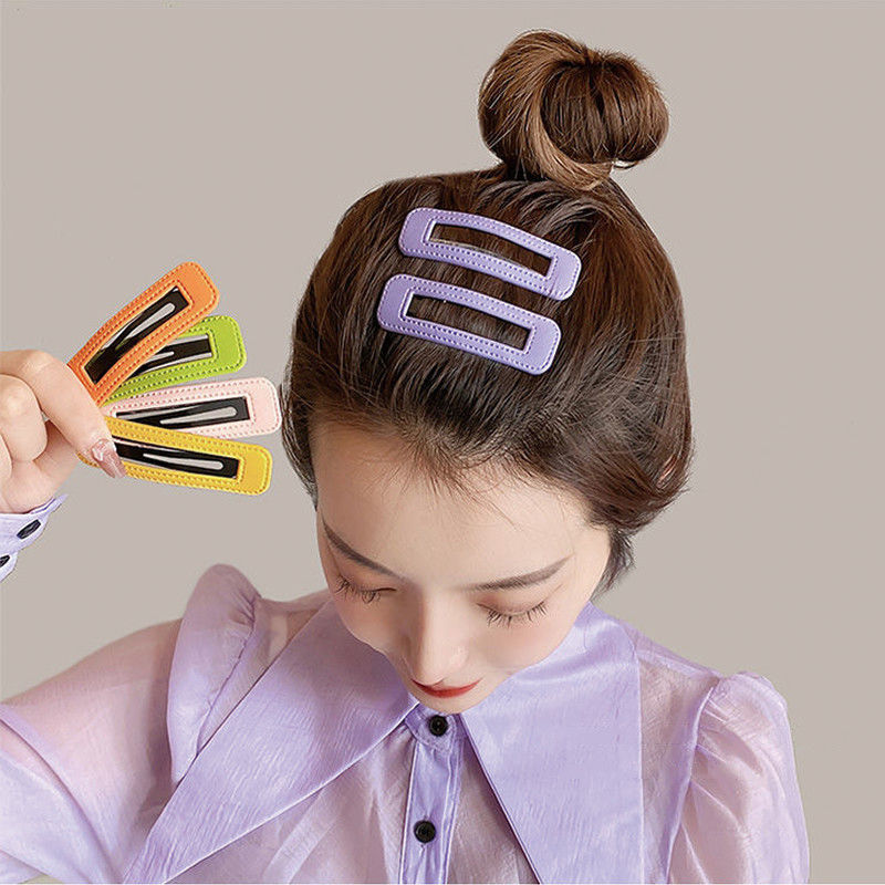Wholesale of 2022 popular broken hair clips, BB clips, side clips, candy-colored bangs, forehead clips, hair clips, and hair accessories for the back of the head Application Scenario