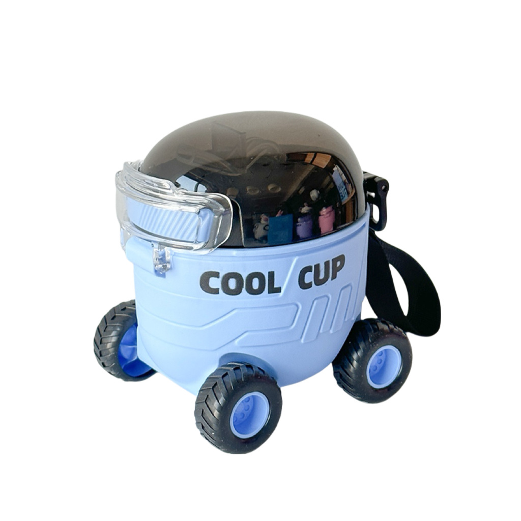 Wholesale of creative Mars rover water cups, fun boys' portable straw cups, children's multi-functional toys, gift cups Item Picture