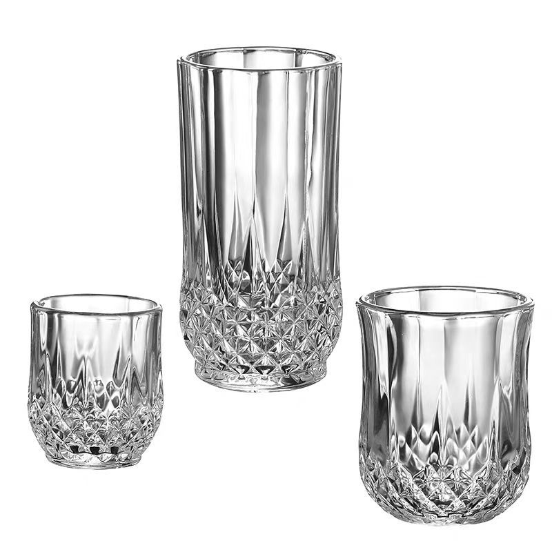 Whisky glass, high appearance level diamond spirits glass, classical brandy beer glass, cocktail white spirit glass Item Picture