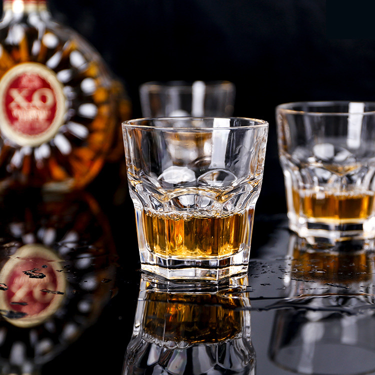Bojiang Creative tempered Glass cups, foreign wine glasses, beer glasses, juice cups, beverage cups, water cups wholesale with logo printing full figure