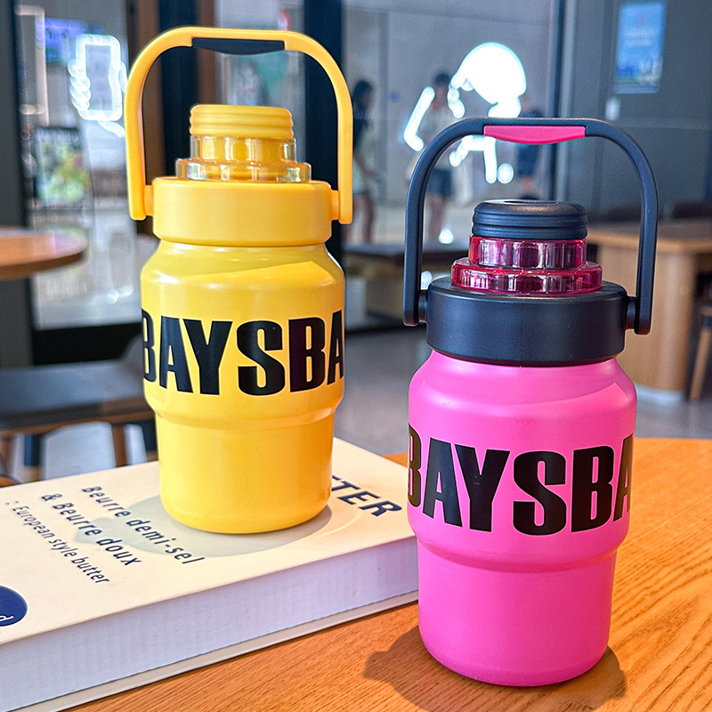 Outdoor sports travel kettle, 316 stainless steel insulated cup, portable large-capacity water cup, creative cycling casual cup details Picture