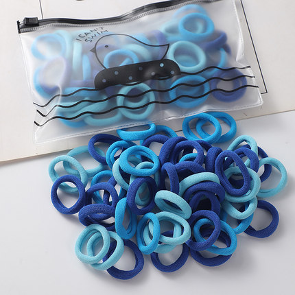2cm baby hair band, no damage to hair, girl hair band, kindergarten hair rope, adult braided hair towel band, 100 hair ties Specification drawing