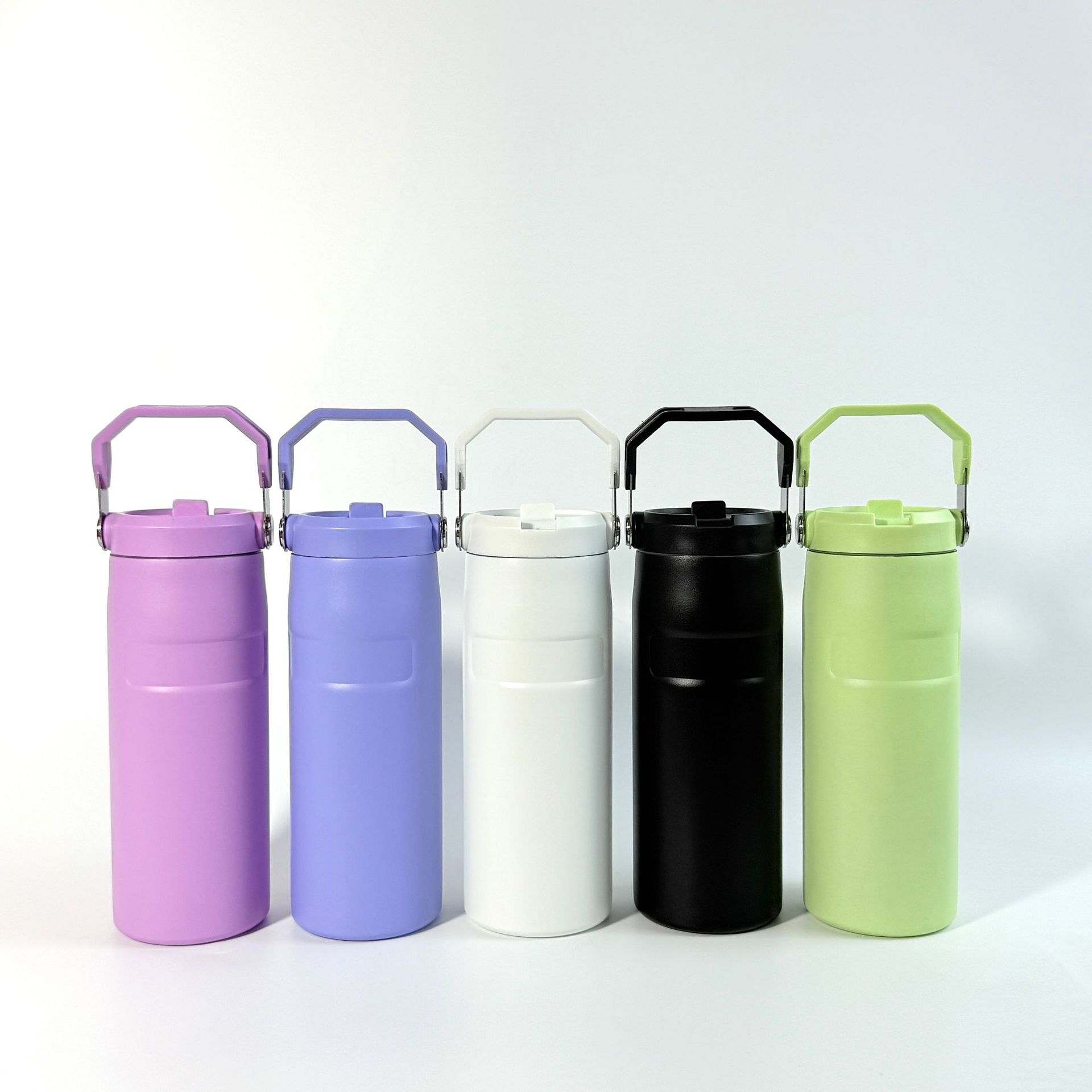 Cross-border bestsellers wholesale large-capacity portable 304 stainless steel insulated cups, sports cups, outdoor double-layer vacuum water bottles details Picture