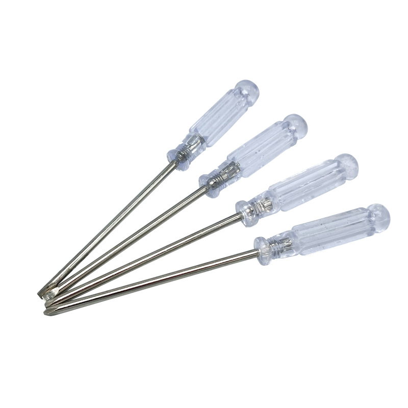Crystal transparent 3.0 cross-head screwdriver, multi-functional repair tool, toys, home appliances, delivery, screws wholesale full figure