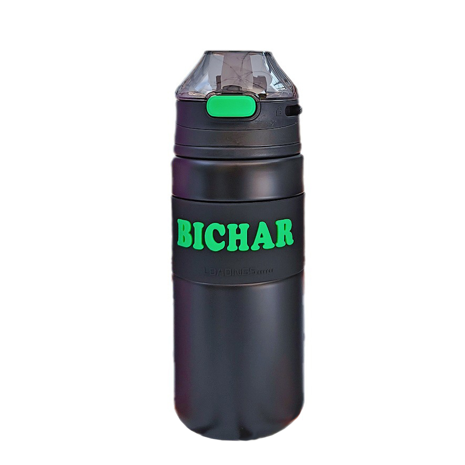 Simple couple insulated cups, fashionable and trendy student straw cups, outdoor portable sports pop-up lid stainless steel cups Item Picture