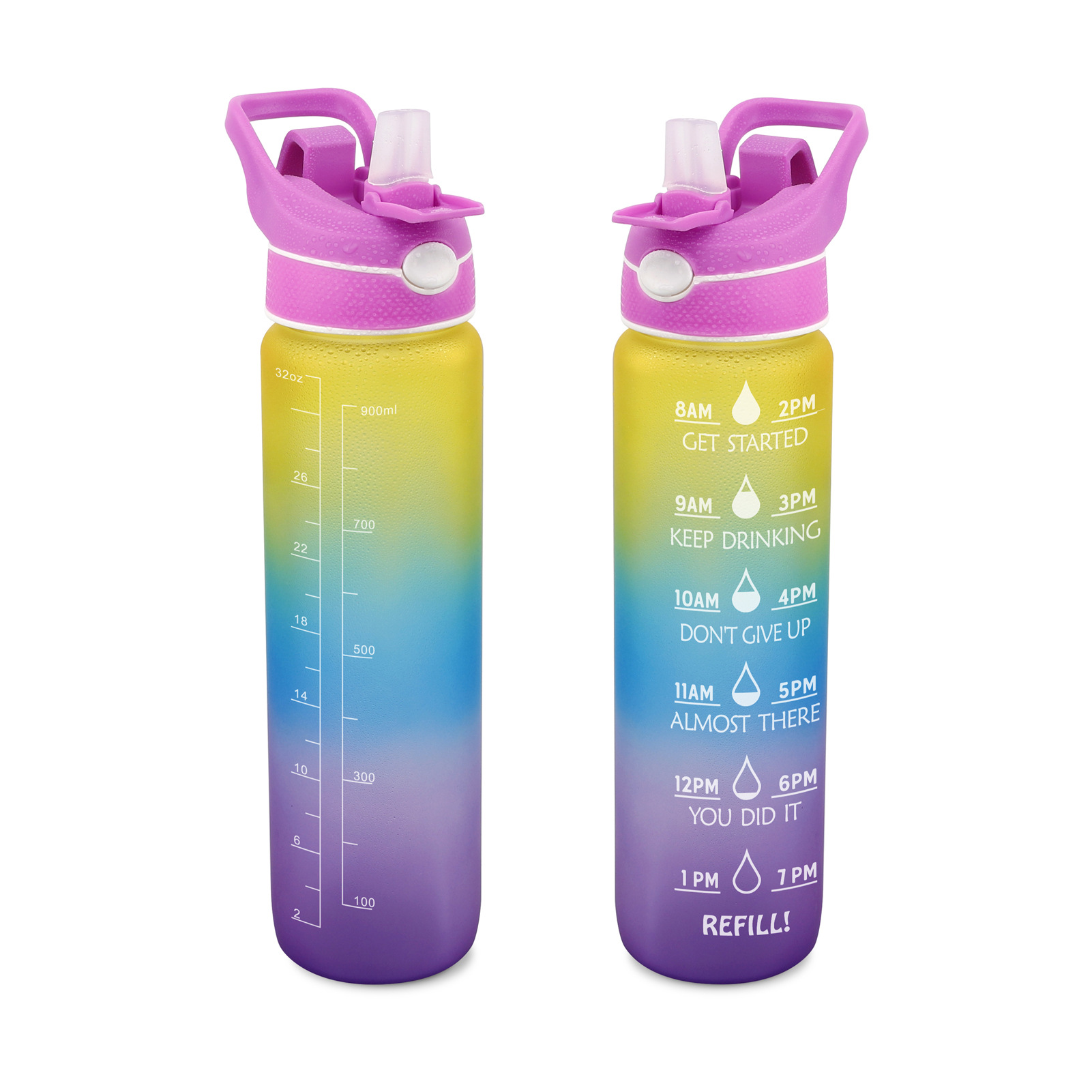 Cross-border universal 32oz sports water bottle spray cup, summer cool outdoor fitness sports spray water bottle Application Scenario
