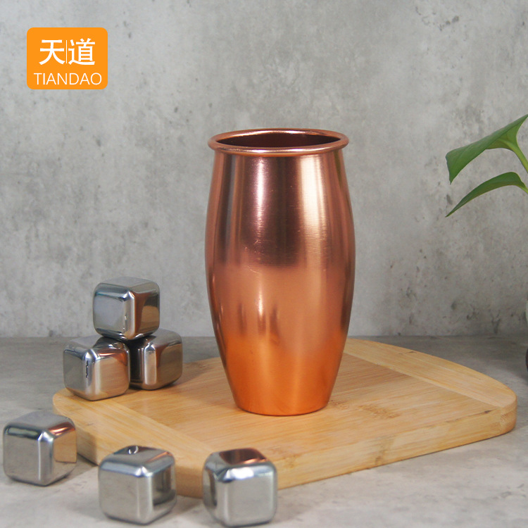 Reusable disposable aluminum cups, outdoor camping party cups, cold drink, beer, cola cups, rolled-up cocktail cups details Picture