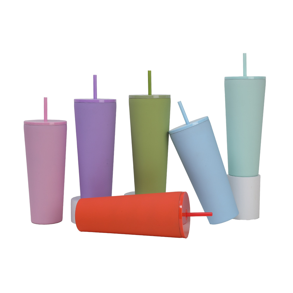 Cross-border factory direct supply of stainless steel insulated cups, large-capacity frosted outdoor high appearance level portable cups, double-layer straw cups Application Scenario