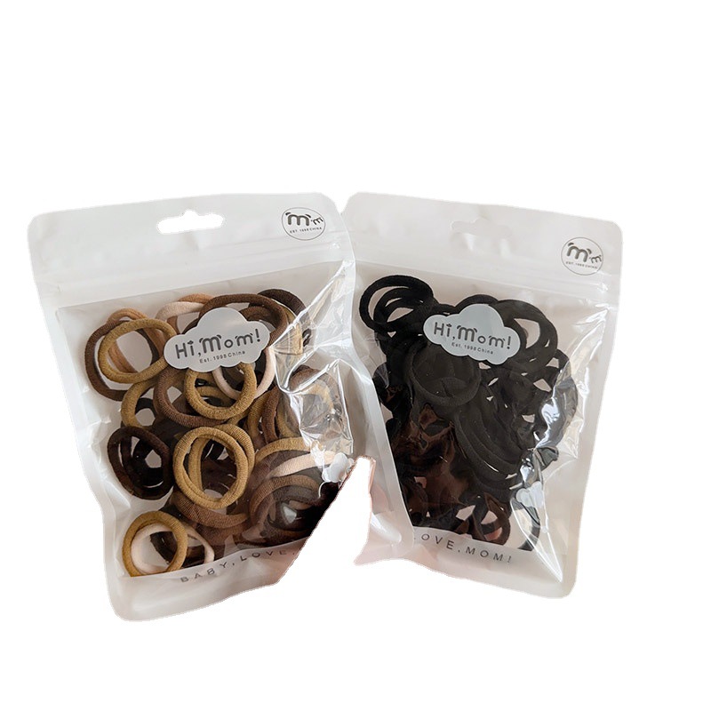 Korean children's hair bands, simple and highly elastic towel bands, hair ties that won't hurt babies' hair, hair ties, hair bands and hair accessories Item Picture