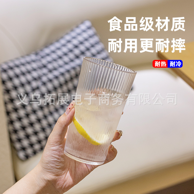 Acrylic cups, PC plastic drinking cups, anti-drop restaurant beverage and juice tea cups, high-temperature resistant beer mugs, commercial Application Scenario
