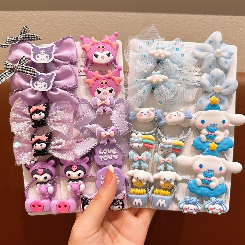 Children's Kulomi hair band for girls is not harmful to hair and has good elasticity. It is a baby hair band and a hair tie for little girls Specification drawing