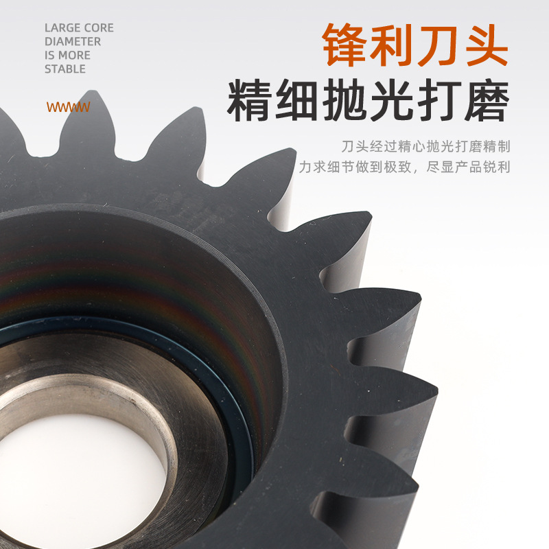 Cobalt-containing high-speed steel super-hard bowl-shaped gear shaping cutters with a 100-minute circle pressure Angle of 20 degrees are used to process quenched and tempered stainless steel parts Application Scenario