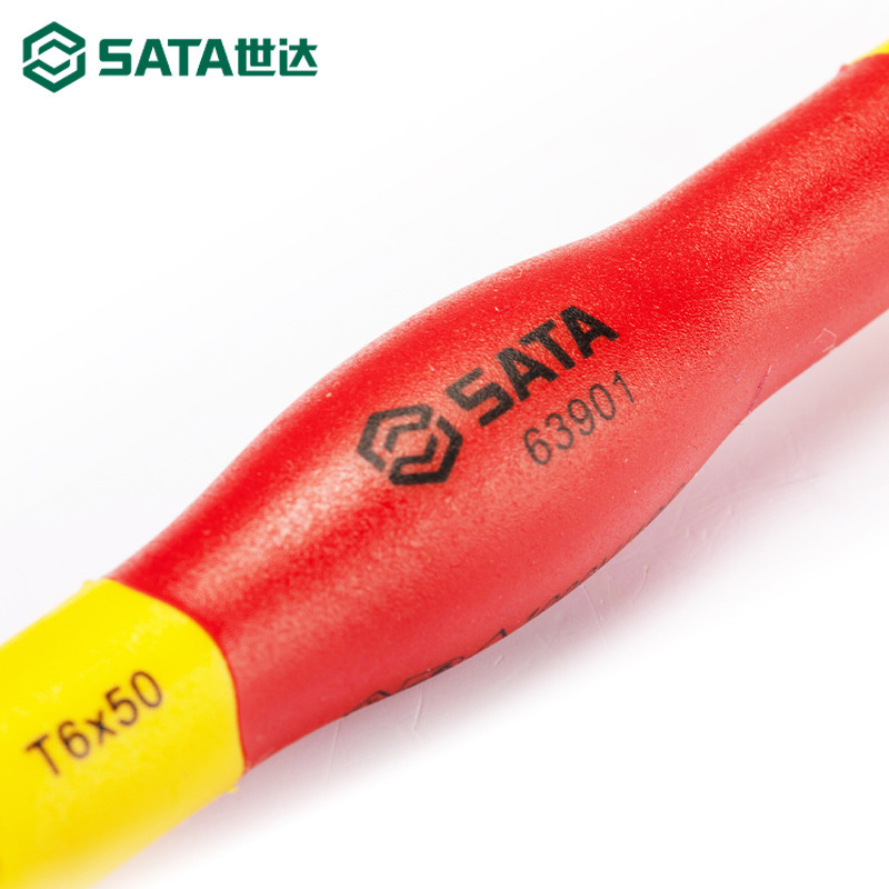 Shida VDE insulated screwdriver, patterned small screwdriver, high-voltage resistant precision instrument, disassembly screwdriver, taper tool Specification drawing