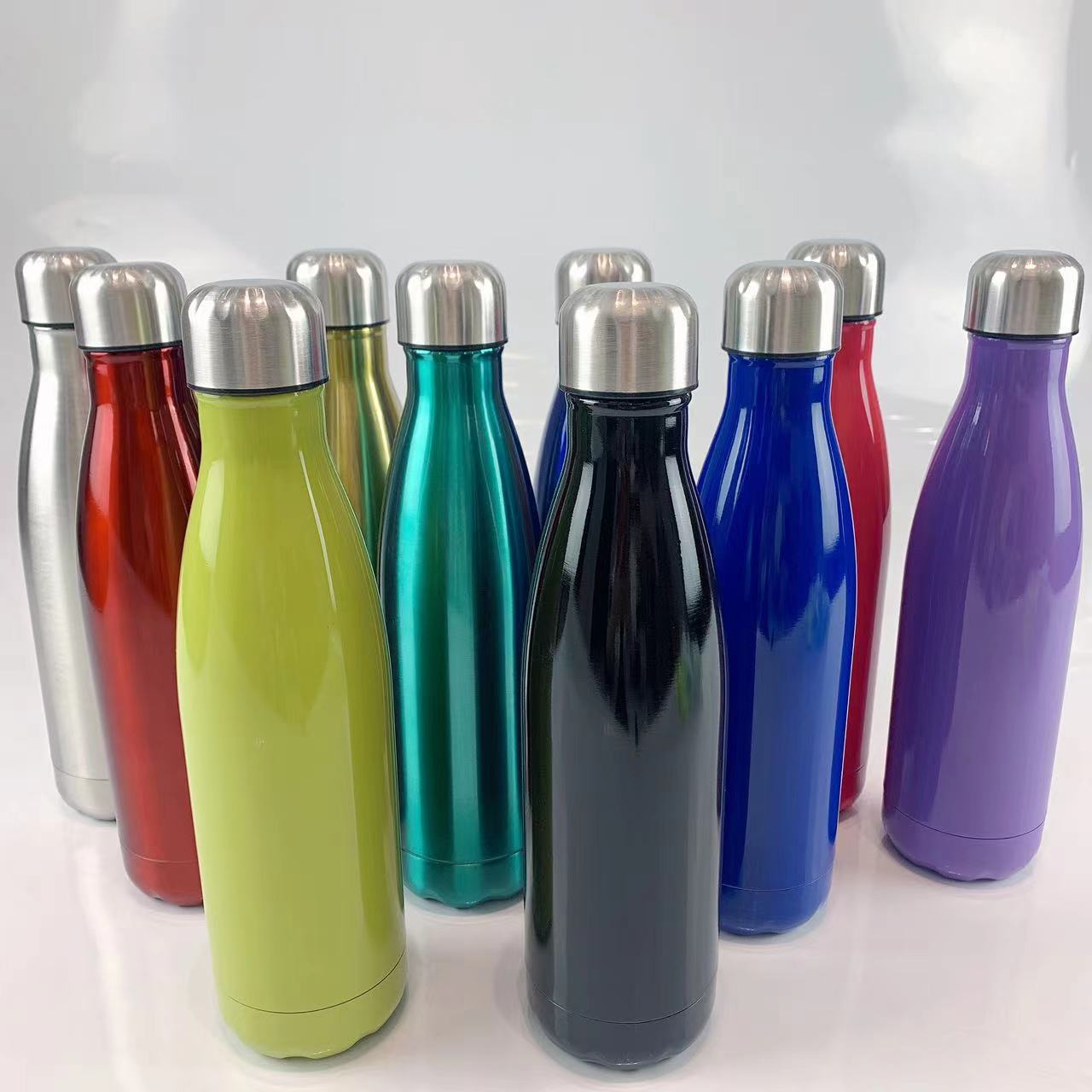 Stainless steel cola bottle, insulated cup, vacuum sports water cup, boys' and girls' cups, gift insulated cold water cup details Picture
