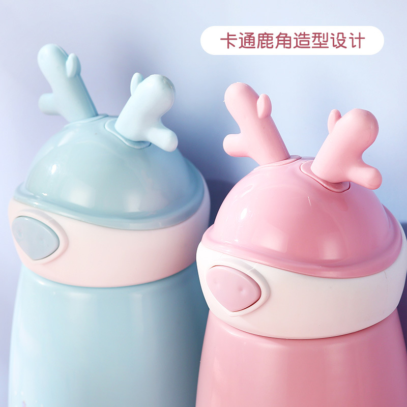 New Fu Lu Jiao glass cup inner liner water cup for female Instagram students, simple Linglu plastic shell advertising casual gift cup details Picture
