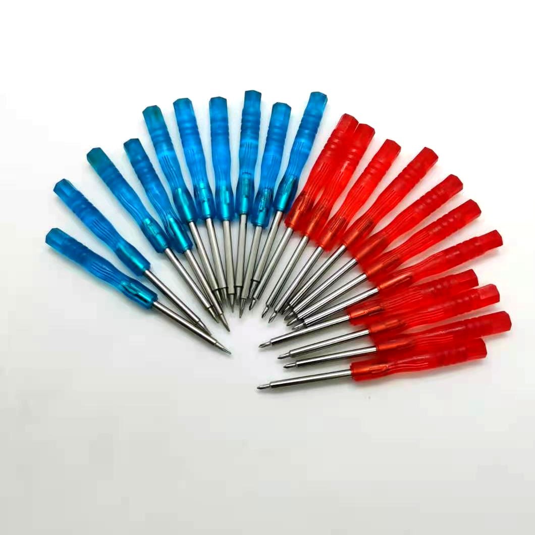 3MM cross-shaped flat-head hardened screwdriver toy household screwdriver comes with a gift H2 Allen screwdriver details Picture
