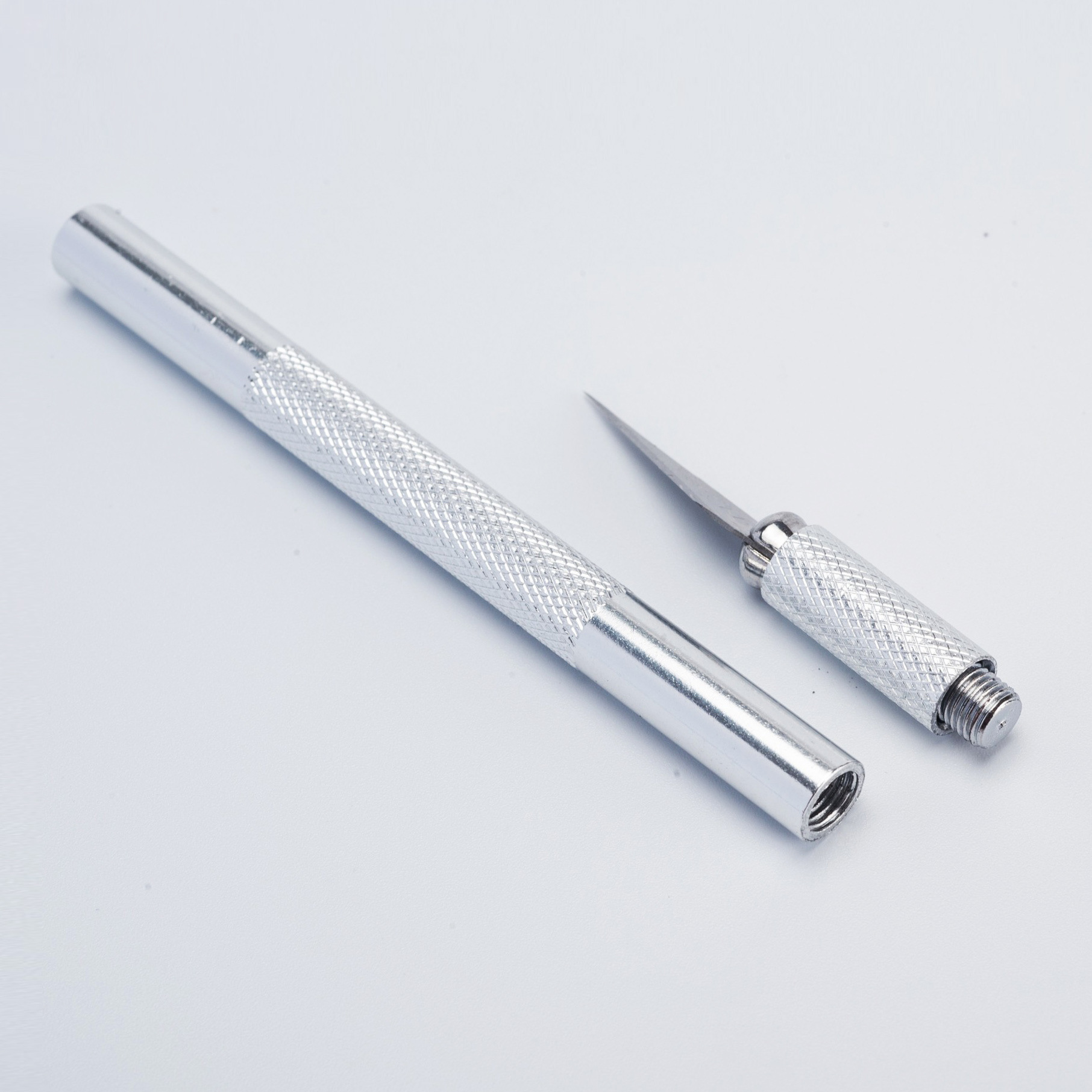 Student engraving pen knife, metal DIY engraving knife set, planner, paper-cutting art knife, aluminum alloy small engraving knife details Picture