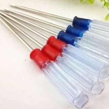 Crystal screwdriver, 3MM small screwdriver with transparent handle, for repairing mobile phones and computers, small screwdriver, cross and straight mini screwdriver full figure